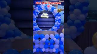 Ring balloon Decoration💗  Shri Ram Decoration💗  youtube balloondecoration partydecoration [upl. by Susanna]