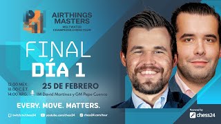 Airthings Masters  Finales Match 1  Magnus Carlsen vs Ian Nepomniachtchi¿Quién ganará [upl. by Schiff]