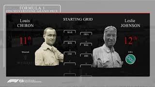 F1 Starting Grid Silvertone GP 1950 Using Todays Graphics [upl. by Rochus]