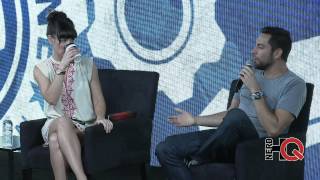 A Conversation with Evangeline Lilly live from NerdHQ 2014 [upl. by Dorena]