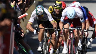 Tour de France Peter Sagan kicked out of race over Cavendish crash [upl. by Maynard]