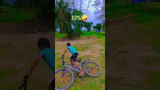 15😜 50📌 100📍cycle stunt welli cycle youtubeshorts 🥰viralvideos step video [upl. by Einnalem]