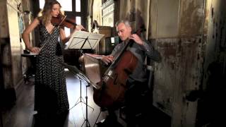 Bach Arioso  Stringspace  Violin amp Cello duo [upl. by Anaahs]