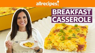 How to Make Easy Breakfast Casserole  Get Cookin  Allrecipes [upl. by Margaretta]