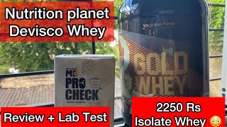 DAVISCO Whey Protein II Nutrition Planet Whey Protein LAB TEST With MB Procheck Kit Muscleblaze [upl. by Hauck]