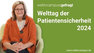 Welttag der Patientensicherheit 2024 Diagnosesicherheit im Fokus [upl. by Majka271]