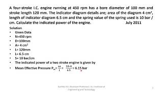 VTU EME Module 3 IC Engine Problems Class1 [upl. by Malachi]