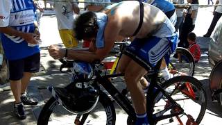 Ben Day warms up for the time trial at the 2012 Tour de San Luis [upl. by Hamlet]