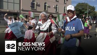 Brooklyn community celebrates Columbus Day at annual parade [upl. by Marler]