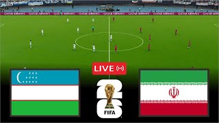 🔴Ozbekiston vs Eron LIVE⚽FIFA Jahon chempionati 2026 saralash oyinlari video oyin simulyatorlari [upl. by Dace]