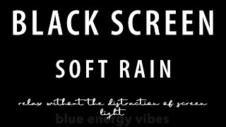 Relaxing Night rain Ambience Sounds for Insomnia amp Study  10 hours BLACK SCREEN  ASMR [upl. by Naloj]