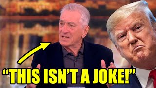 Robert De Niro GOES VIRAL On ‘The View’ With DIRE Trump WARNING⛔️ [upl. by Uzia]