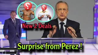 Real Madrid today A surprise from Perez in the current summer Mercato [upl. by Aramoj]