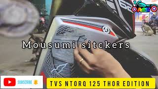 tvs ntorq 125tvsntorq125racexp sticker ntorqracexp [upl. by Eelyme]