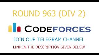 Codeforces Round 963 Div2  Free Live solution  User Friendly  C [upl. by Ainessej]