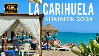 La carihuela torremolinos spain lovely sunny day summer 2024 costa del sol malaga 4k [upl. by Aenad568]