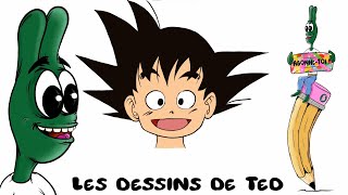 COMMENT DESSINER SANGOKU  DRAGON BALL  TUTO DESSIN [upl. by Mullac]