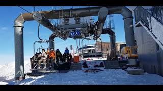 TSF3 Télésiège du Panoramique  Tignes [upl. by Gerbold]