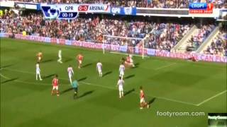 Theo Walcot 20 Second Goal v QPR 2013 HD [upl. by Adnalra]