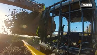 Watch the Thwaites Dumper Cab Impact TestBuilt to be the best [upl. by Aleakcim]