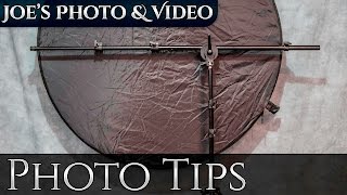 How To Set Up A Reflector Arm And Stand  Photography Tips [upl. by Forbes]