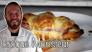 Croissant Croque Monsieur  FACILE et Délicieux 🤤 [upl. by Hump975]