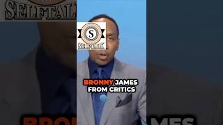 STEPHEN A SLAMS BRONNY JAMES amp LEBRON JAMES CRITICS LIKE KWAME BROWN amp MORE shorts [upl. by Oedama557]