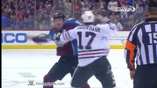 Sheldon Brookbank vs Cody McLeod Mar 12 2014 [upl. by Aicatsan366]