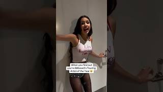 Olivia Rodrigos Reaction to Being Named Billboards Touring Artist of The Year 😆🤣😆 Shorts [upl. by Titania]