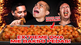 MUKBANG 3 KG MIE PEDAS  100 BIJI BAKSO KANZLER ft MIKE amp RYAN BABAYO [upl. by Einuj]