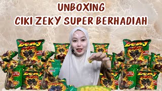 UNBOXING CIKI ZEKY SUPER BERHADIAH [upl. by Ibbison11]