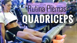 RUTINA de PIERNAS enfoque en QUADRICEPS  Naty Arcila [upl. by Sisile]