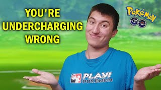 How to Undercharge CORRECTLY in Pokémon GO PvP [upl. by Kila148]