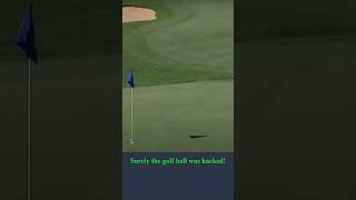 Surely the golf ball was hacked shorts golf sports [upl. by Peppi]