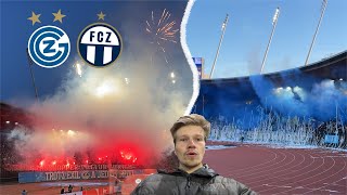 GC mit Nachspielzeit EKSTASE im ZÜRCHER DERBY  Grasshoppers v FC Zürich Credit Suisse SL Vlog [upl. by Naj]