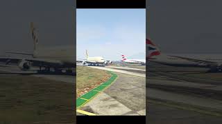 Airplane Accidently Came on the Runway during Landing Of Airbus A380 [upl. by Aveline692]