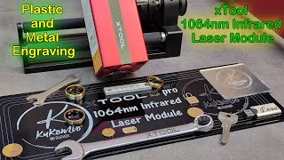 LEVEL UP  xTool D1 Pro with 1064nm infrared Laser Module for plastic and metal engraving [upl. by Yna]