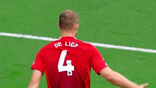 Matthijs de Ligt Transforming Manchester Uniteds Defence [upl. by Ahsilem]