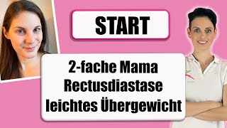 ❗️Rektusdiastase schließen nach Geburt❗️Flacher Bauch nach Schwangerschaft❗️Übergewicht ❗️Abnehmen❗️ [upl. by Irek552]