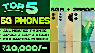 8GB256GB Top 5 Best 5G Smartphone Under 10000 in 2024 120hz Display  Best 5g Phone under 10000 [upl. by Heller]