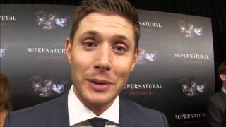 Supernatural Interview Jensen Ackles on the 200th Episode [upl. by Ammann]