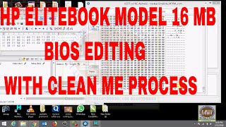 HP Elite Book 16 MB Bios Editing With Clean Me region bios [upl. by Pentheam704]