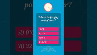 What is the freezing point of water quiz water temperature quiztime [upl. by Niveb777]