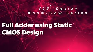 Implementation of Full Adder using Static CMOS Design  Know  How [upl. by Klapp917]