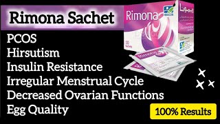 Rimona Sachet for PCOS Hormonal Problems Insulin Resistance Infertility  Rimona Uses amp Benefits [upl. by Turtle]