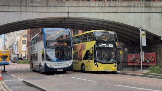 Buses in Manchester Part 1  Oxford Road [upl. by Etnoel]