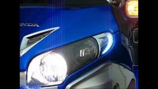 Show Chrome Accessories LED Headlight End Trim for GL1800 [upl. by Leanard]