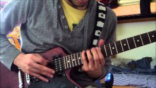 Hard SoloShredGalneryus  New LegendRise Up SOLO COVER with SLOW VERSION HQ lesson 弾いてみた [upl. by Teyugn]