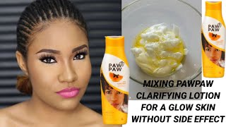 Use pawpaw clarifying Cream without side effects How to mix pawpaw cream skin lightening lotion [upl. by Nylirehs942]