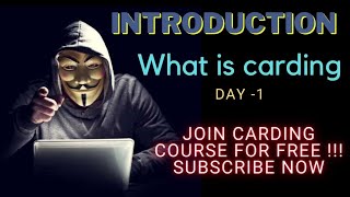 What is carding  Introduction  Day1 [upl. by Lyrac]